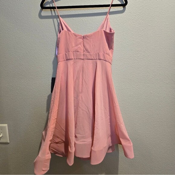 Mac Duggal Sleeveless V-Neck Bow Mini Dress Sz 0 NWOT - Picture 11 of 12